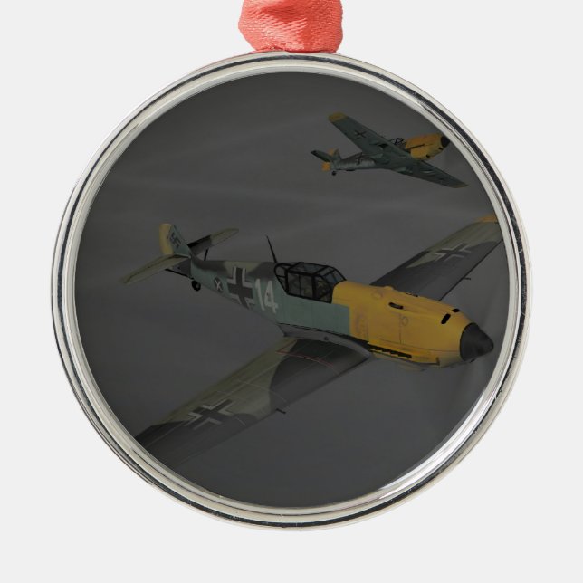 Ornement Métallique Messerschmitt ME109 (Devant)