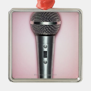 Ornement Métallique Microphone de chrome