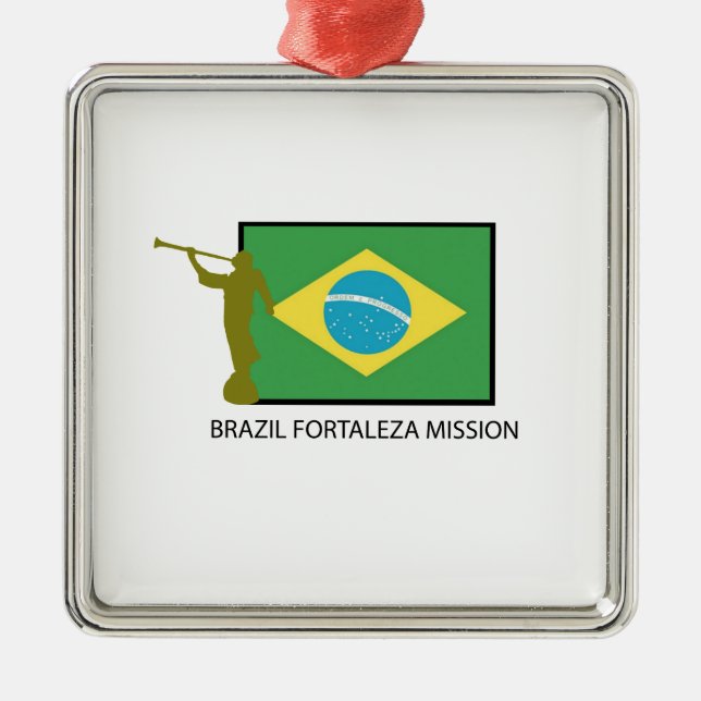 ORNEMENT MÉTALLIQUE MISSION LDS DU BRÉSIL FORTALEZA (Devant)