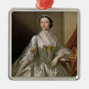 Ornement Métallique Mme Wardle, 1742 (huile sur la toile)