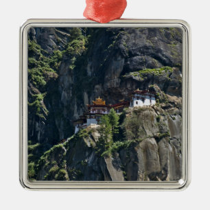 Ornement Métallique Monastère de Taktsang sur la falaise, Paro, Bhouta