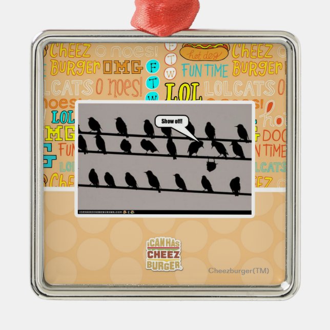 Ornement Métallique Montrez ! (Devant)