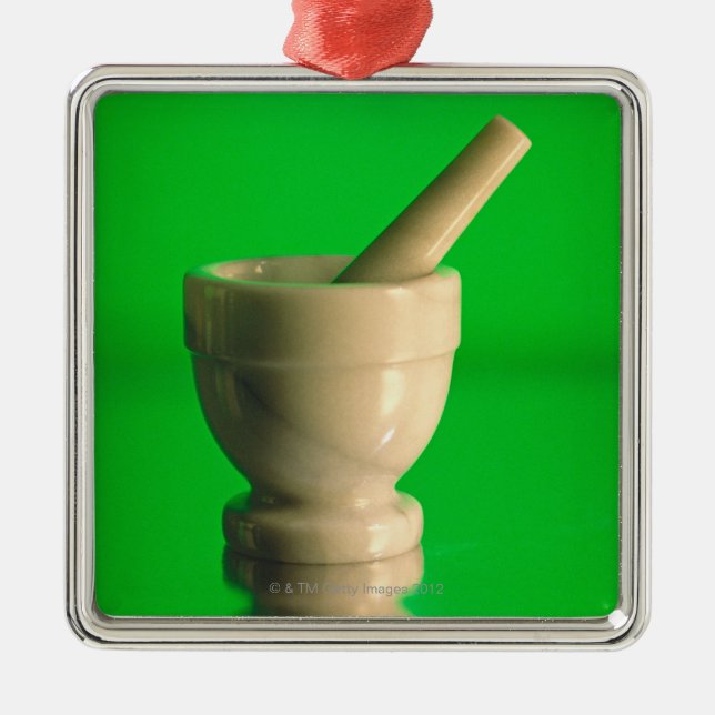 Ornement Métallique Mortier et pilon (Devant)