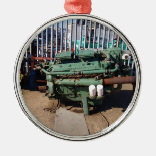 Ornement Métallique Moteur diesel