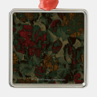 Ornement Métallique Motif coloré de camouflage de fleur