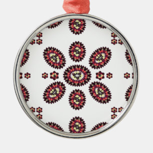 Ornement Métallique Motif de fleurs Mandala