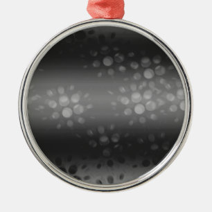 Ornement Métallique Motif des éclats pointus - Noir, Gris, Blanc