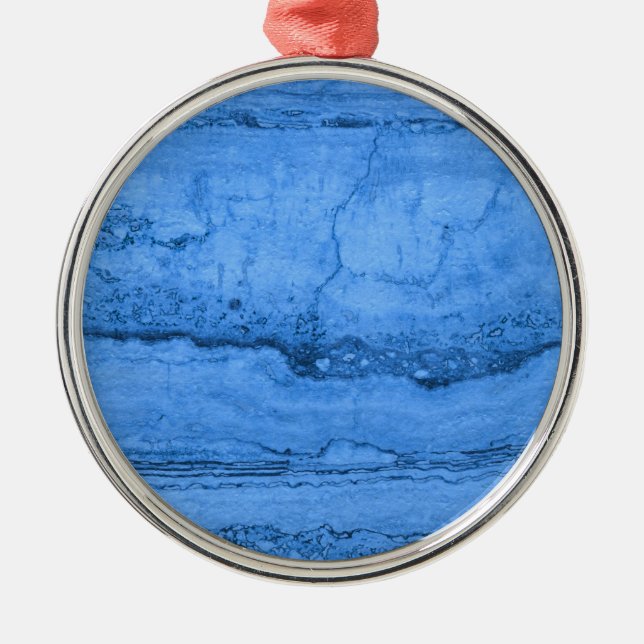 Ornement Métallique Motif en granit bleu, marbre bleu, pierre bleue (Devant)