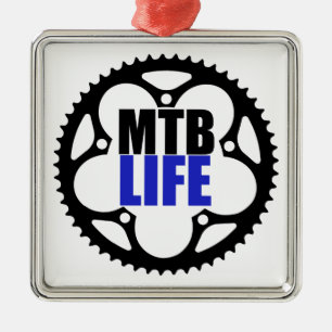 Ornement Métallique Mountain Bike Life