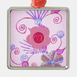 Ornement Métallique My Little Princess : Baby Pink Vector Inspirationa