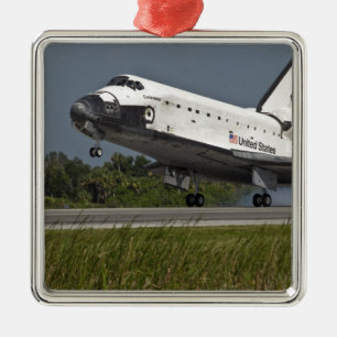 Ornement Métallique Navette Endeavour atterrissage Kennedy Space Cente