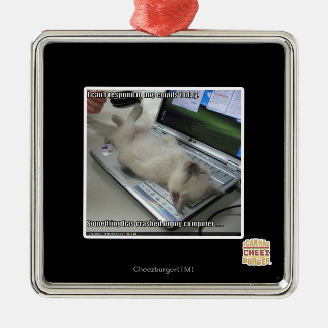 Ornement Métallique Ne peut pas répondre (Devant)