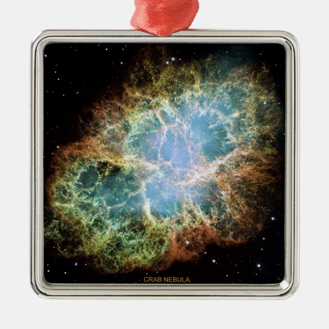 Ornement Métallique Nebula du crabe (Devant)