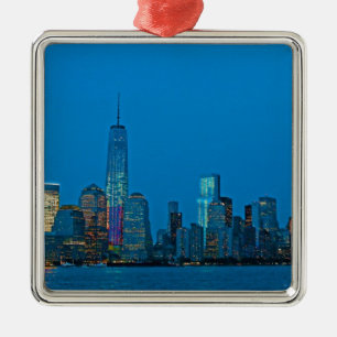 Ornement Métallique New York Skyline