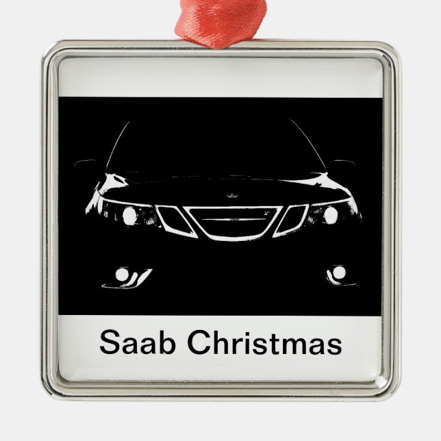 Ornement Métallique Noël de Saab (Devant)