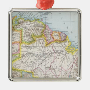 Ornement Métallique Nordliches Blatt de Sudamerika - carte de
