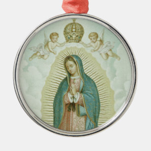 Ornement Métallique Notre Dame de la Guadalupe