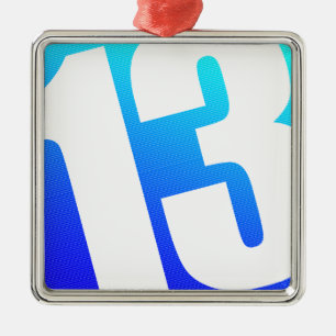 Ornement Métallique Numéro 13