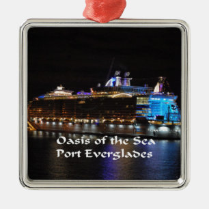 Ornement Métallique Oasis des Caraïbes royale des mers