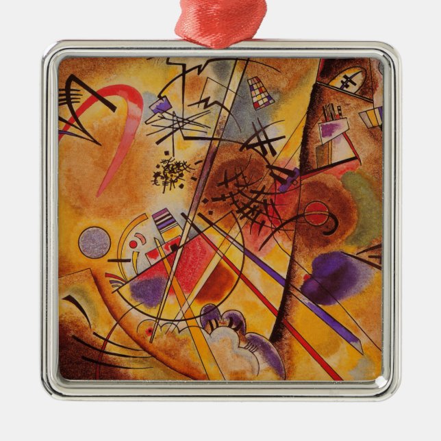 Ornement Métallique Oeuvre Abstraite de Kandinsky (Devant)