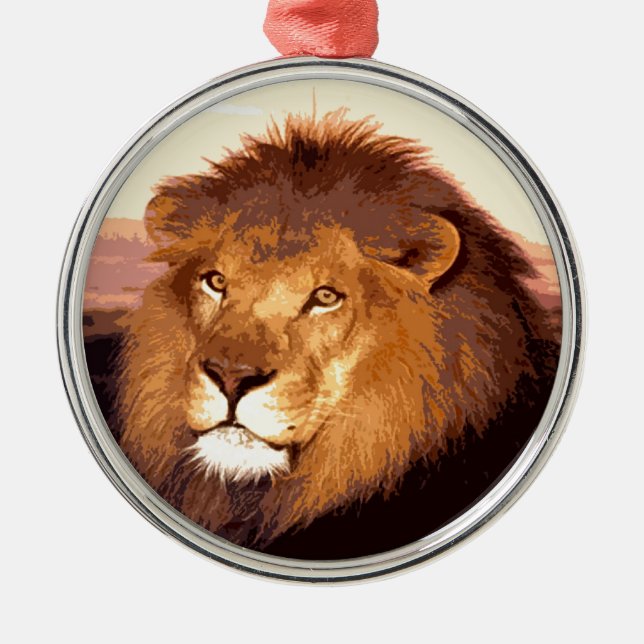 Ornement Métallique OEuvre de Lion (Devant)