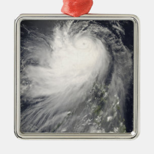 Ornement Métallique Ouragan Nuri au-dessus des îles philippines