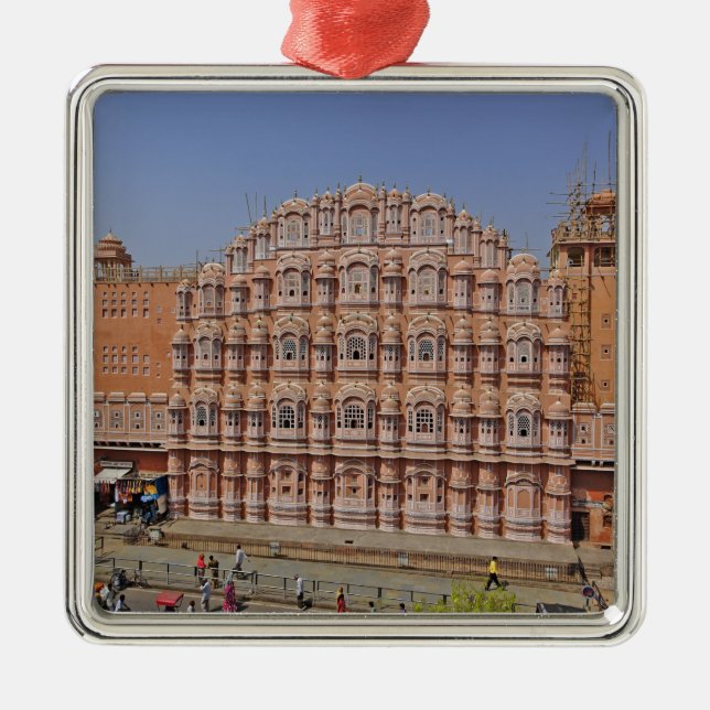 Ornement Métallique Palais des Vents (Hawa Mahal), Jaipur, Inde, (Devant)