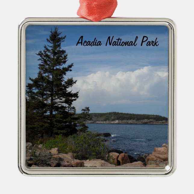 Ornement Métallique Parc national d'Acadia, Maine (Devant)