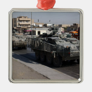 Ornement Métallique patrouille de soldats