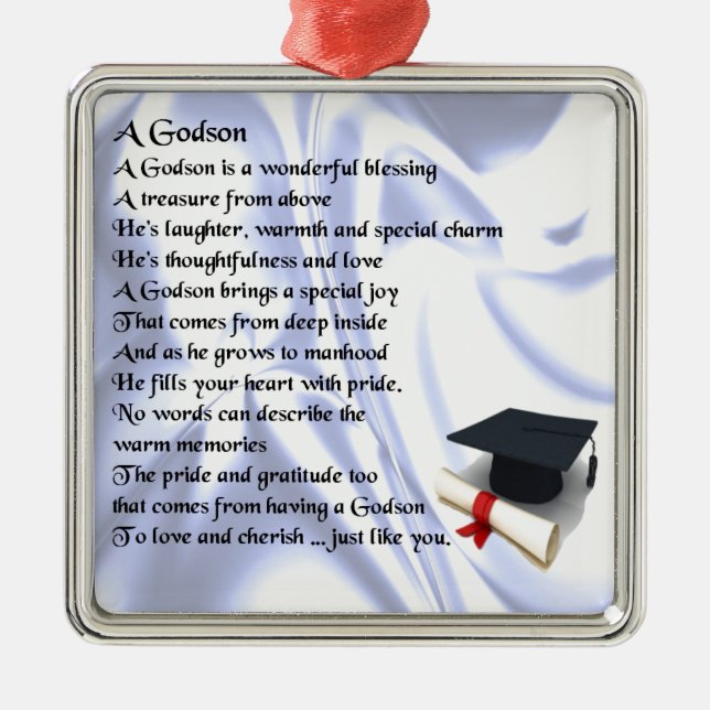 Ornement Métallique Poème de Godson - Conception des diplômes (Devant)