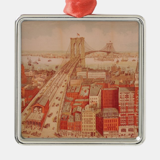 Ornement Métallique Pont de Brooklyn, c.1883 (Devant)