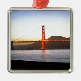 Ornement Métallique Pont peint