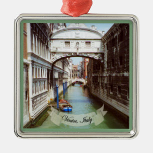 Ornement Métallique Ponte dei Sospiri Venezia Italia Souvenir