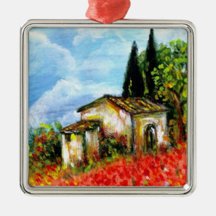 ORNEMENT MÉTALLIQUE POPIES EN TOSCANE