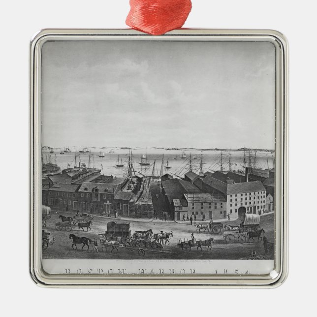 Ornement Métallique Port de Boston, 1854 (Devant)