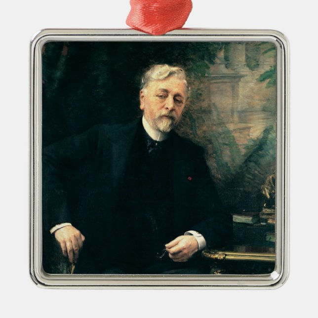 Ornement Métallique Portrait de Gustave Eiffel 1905 (Devant)