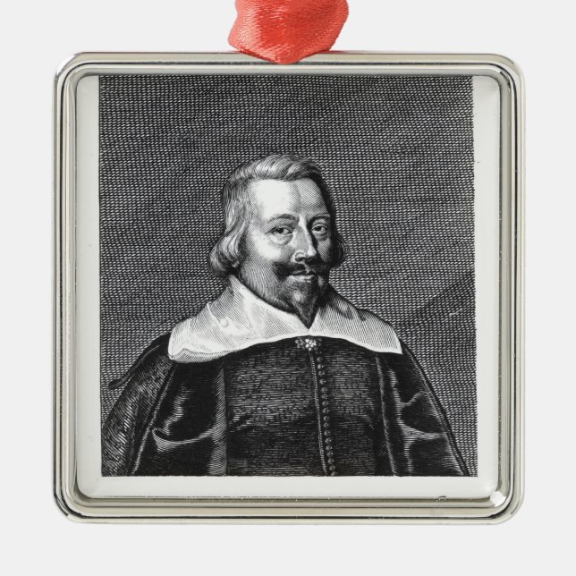 Ornement Métallique Portrait de John Pym gravé par George (Devant)