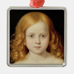 Ornement Métallique Portrait de la fille de l'artiste