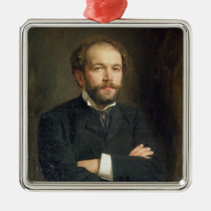 Ornement Métallique Portrait de Nikolai Karlovich Medtner 1906