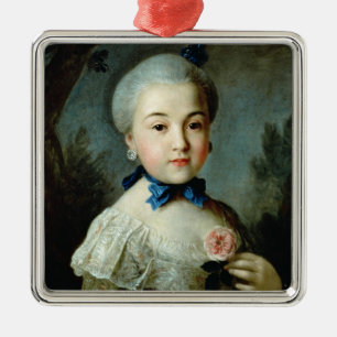 Ornement Métallique Portrait de princesse Charlotte Sophia