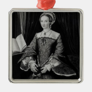 Ornement Métallique Portrait d'Elizabeth I quand princesse c.1546