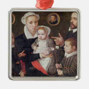 Ornement Métallique Portrait d'une famille