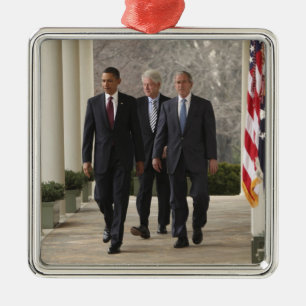 Ornement Métallique Président Barack Obama et anciens présidents