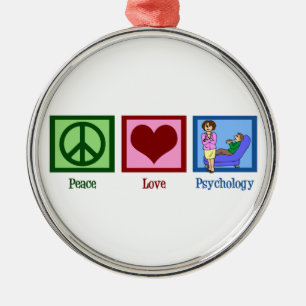Ornement Métallique Psychologie d'amour de paix