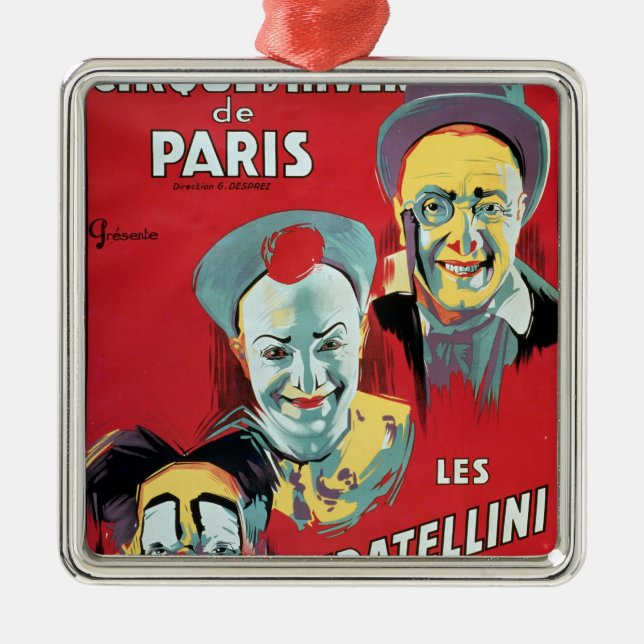 Ornement Métallique Publicité par affichage le 'd'Hiver De Paris de (Devant)