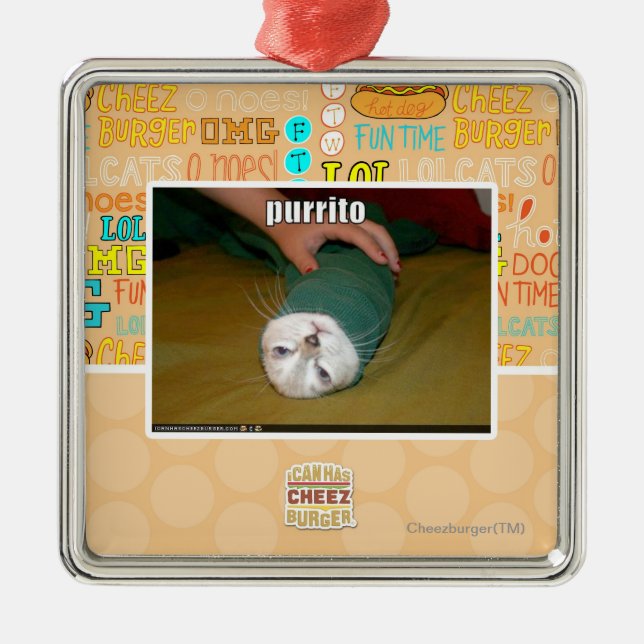 Ornement Métallique purrito (Devant)