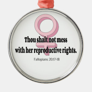 Ornement Métallique Quota des droits de Funny Womens