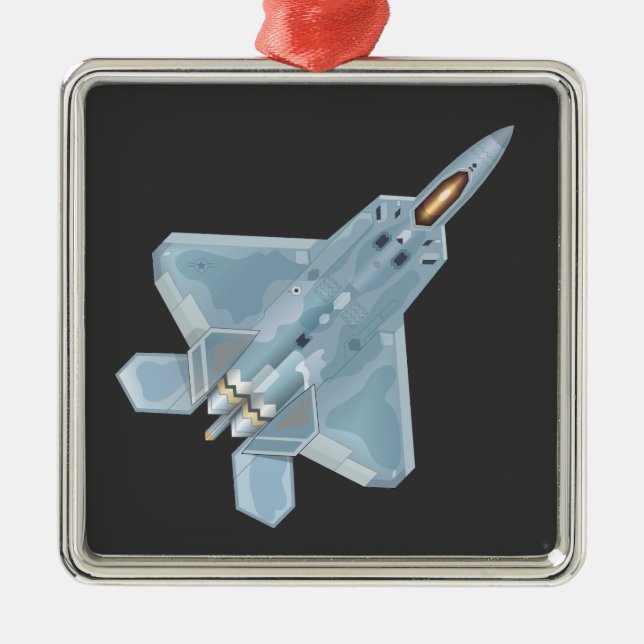 Ornement Métallique Rapteur F-22 (Devant)