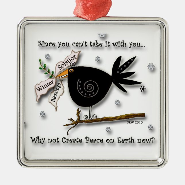 Ornement Métallique RavenBlessings (Devant)