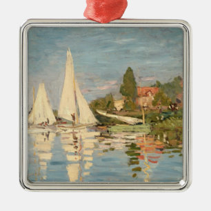 Ornement Métallique Régate de Claude Monet   à Argenteuil, c.1872